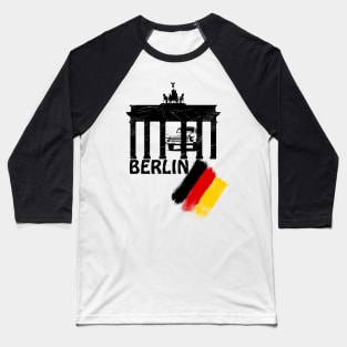 berlin, germany flag, trabant Baseball T-Shirt